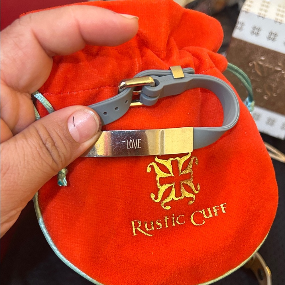 Rustic Cuff Elegant Bracelet Collection With Gold… - image 2